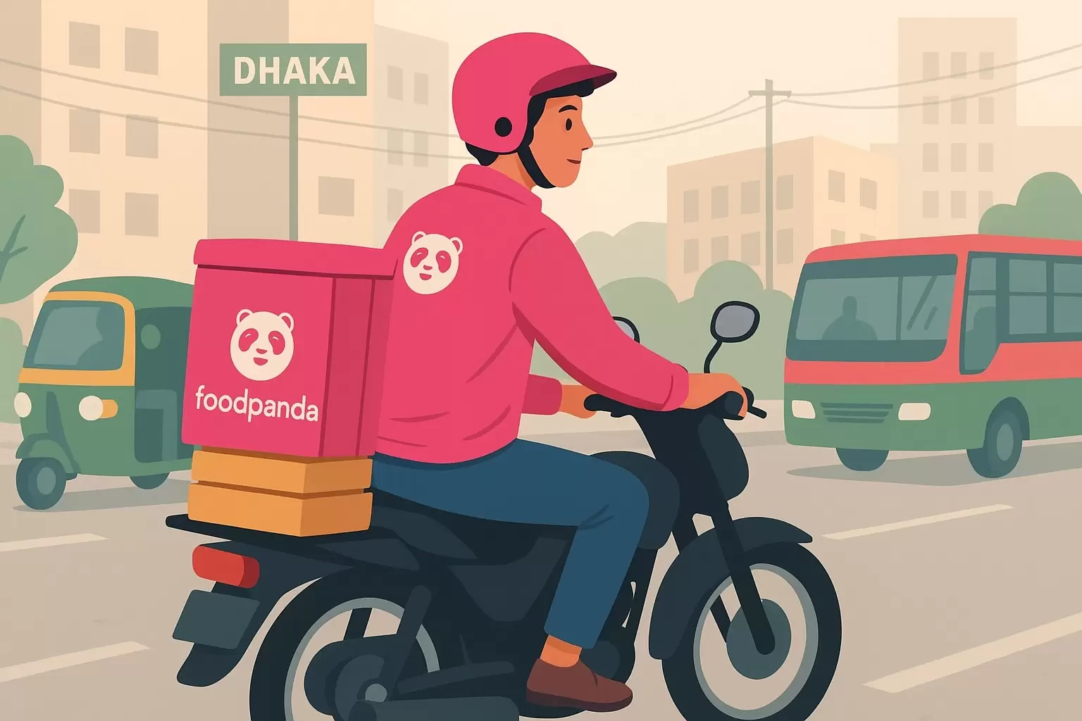 বাংলাদেশে ফুড ডেলিভারি সার্ভিস ২০২৫